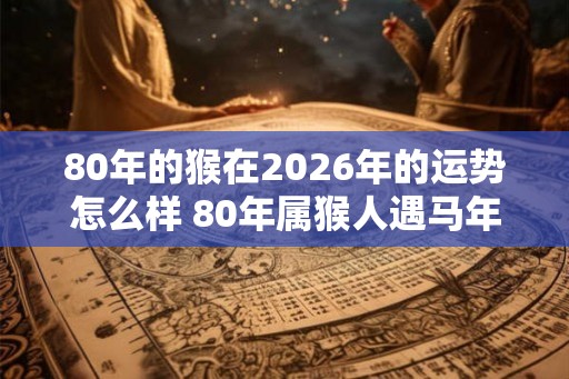 80年的猴在2026年的运势怎么样 80年属猴人遇马年运气好吗
