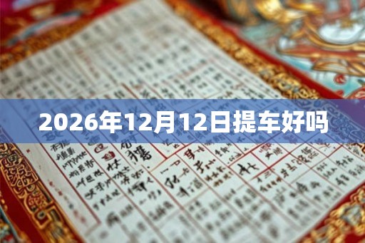2026年12月12日提车好吗