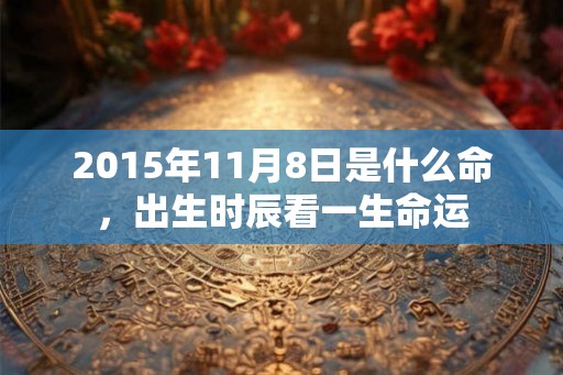2015年11月8日是什么命,出生时辰看一生命运 2015年11月8日是什么命,出生时辰看一生命运