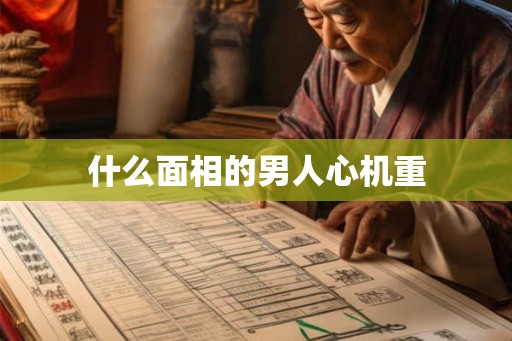 什么面相的男人心机重