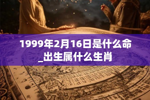 1999年2月16日是什么命_出生属什么生肖