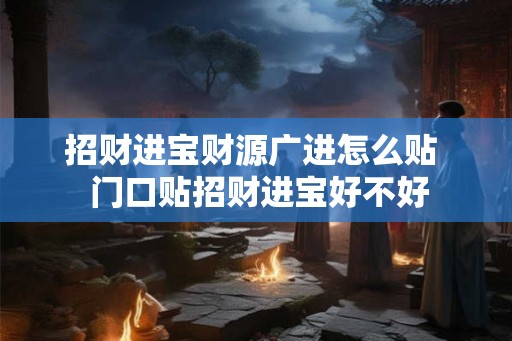 招财进宝财源广进怎么贴  门口贴招财进宝好不好