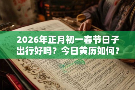 2026年正月初一春节日子出行好吗?今日黄历如何? 2026年正月初一春节日子出行好吗?今日黄历如何?