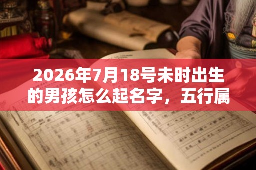 2026年7月18号未时出生的男孩怎么起名字，五行属什么