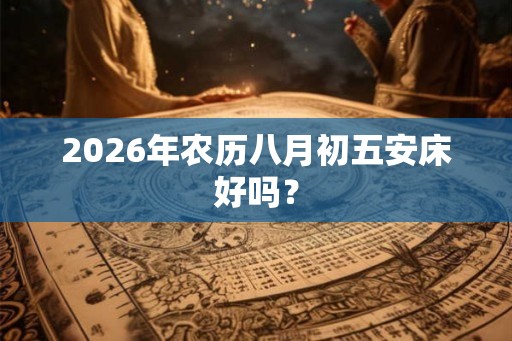 2026年农历八月初五安床好吗？