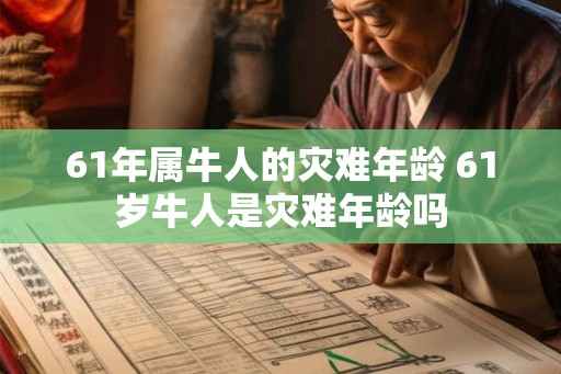 61年属牛人的灾难年龄 61岁牛人是灾难年龄吗