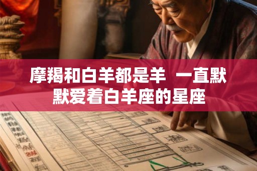 摩羯和白羊都是羊 一直默默爱着白羊座的星座 摩羯和白羊都是羊 一直默默爱着白羊座的星座