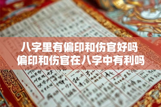 八字里有偏印和伤官好吗 偏印和伤官在八字中有利吗