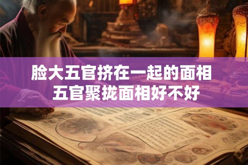 脸大五官挤在一起的面相  五官聚拢面相好不好