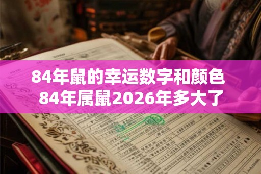 84年鼠的幸运数字和颜色 84年属鼠2026年多大了