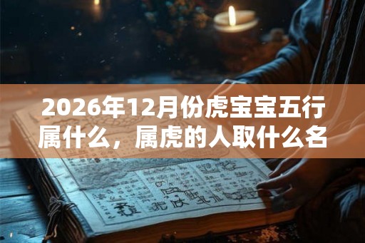 2026年12月份虎宝宝五行属什么，属虎的人取什么名字好