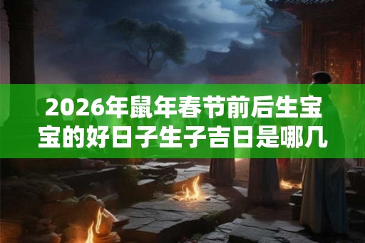 2026年鼠年春节前后生宝宝的好日子生子吉日是哪几天？