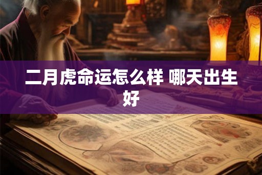二月虎命运怎么样 哪天出生好