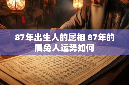 87年出生人的属相 87年的属兔人运势如何 87年出生人的属相 87年的属兔人运势如何