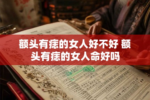 额头有痣的女人好不好 额头有痣的女人命好吗