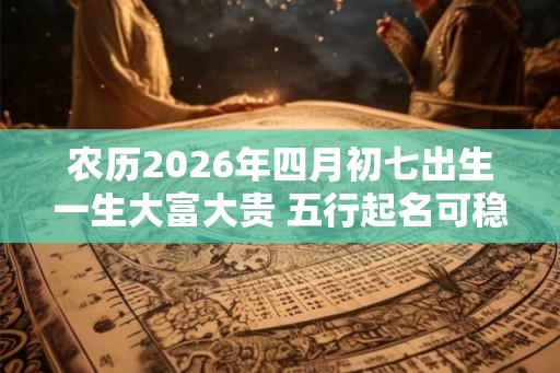 农历2026年四月初七出生一生大富大贵 五行起名可稳定命局