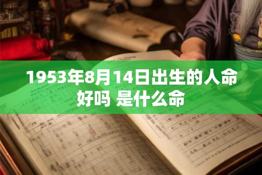 1953年8月14日出生的人命好吗 是什么命