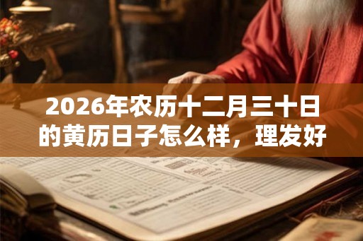 2026年农历十二月三十日的黄历日子怎么样，理发好吗？