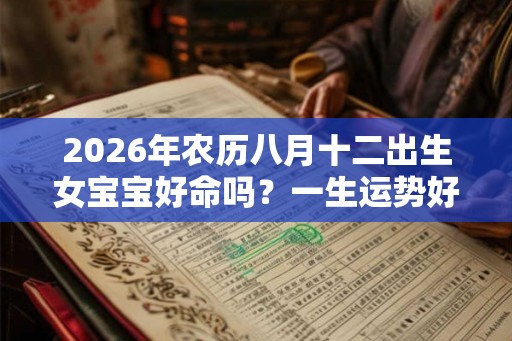 2026年农历八月十二出生女宝宝好命吗？一生运势好吗？