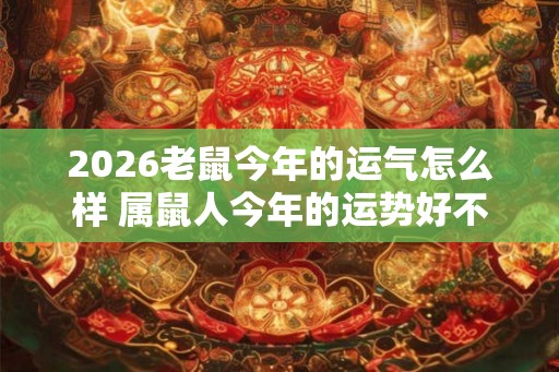 2026老鼠今年的运气怎么样 属鼠人今年的运势好不好 2026老鼠今年的运气怎么样 属鼠人今年的运势好不好