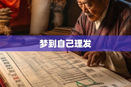 梦到自己理发