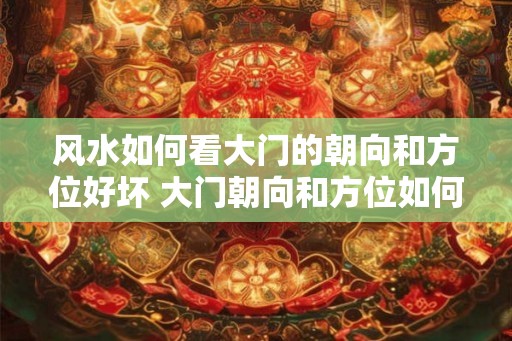 风水如何看大门的朝向和方位好坏 大门朝向和方位如何影响风水