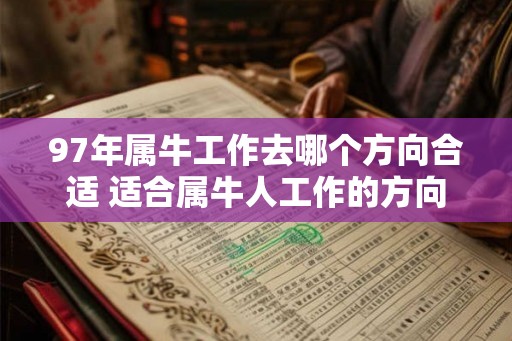 97年属牛工作去哪个方向合适 适合属牛人工作的方向