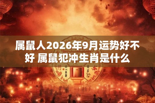 属鼠人2026年9月运势好不好 属鼠犯冲生肖是什么 属鼠人2026年9月运势好不好 属鼠犯冲生肖是什么