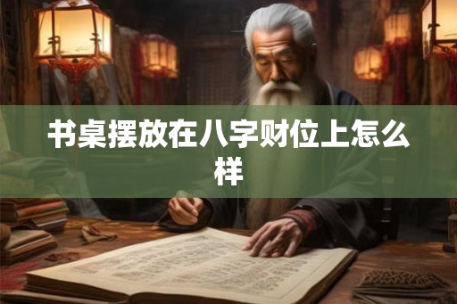 书桌摆放在八字财位上怎么样