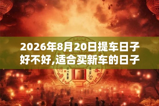 2026年8月20日提车日子好不好,适合买新车的日子吗