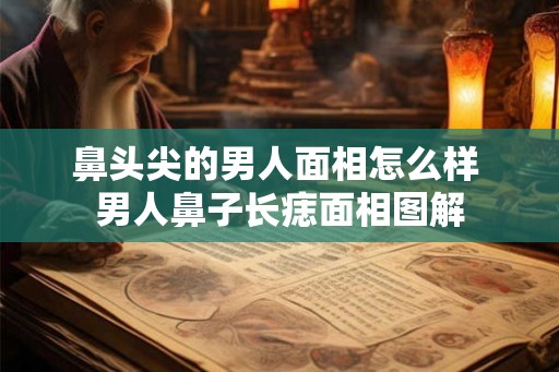 鼻头尖的男人面相怎么样 男人鼻子长痣面相图解