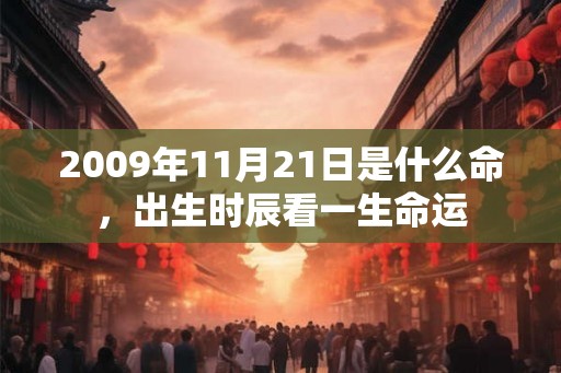 2009年11月21日是什么命,出生时辰看一生命运 2009年11月21日是什么命,出生时辰看一生命运