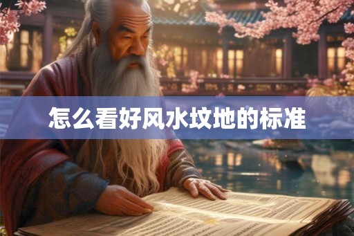 怎么看好风水坟地的标准