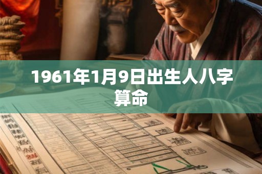1961年1月9日出生人八字算命