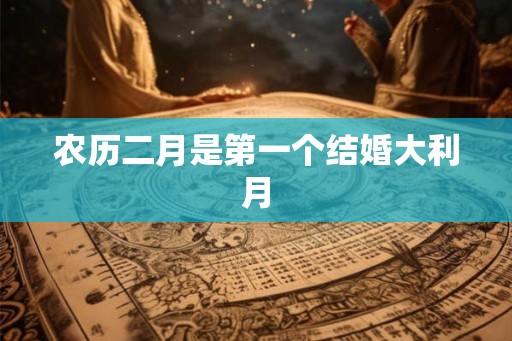 农历二月是第一个结婚大利月 农历二月是第一个结婚大利月