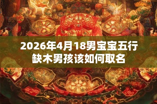 2026年4月18男宝宝五行缺木男孩该如何取名