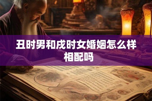 丑时男和戌时女婚姻怎么样  相配吗