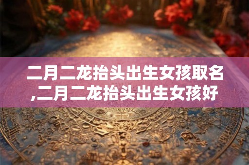 二月二龙抬头出生女孩取名,二月二龙抬头出生女孩好命吗？