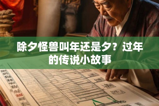 除夕怪兽叫年还是夕？过年的传说小故事