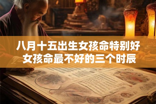 八月十五出生女孩命特别好 女孩命最不好的三个时辰