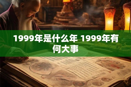 1999年是什么年 1999年有何大事 1999年是什么年 1999年有何大事