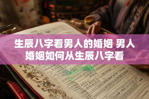 生辰八字看男人的婚姻 男人婚姻如何从生辰八字看 生辰八字看男人的婚姻 男人婚姻如何从生辰八字看