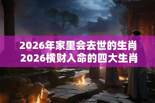 2026年家里会去世的生肖 2026横财入命的四大生肖