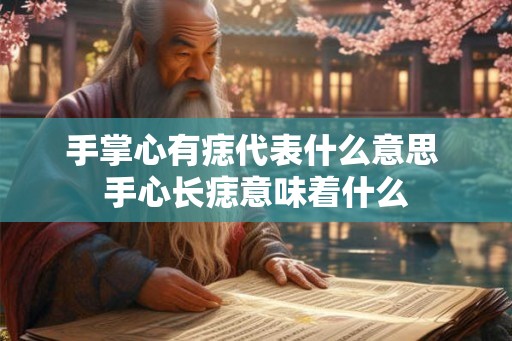 手掌心有痣代表什么意思 手心长痣意味着什么