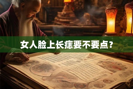 女人脸上长痣要不要点? 女人脸上长痣要不要点?