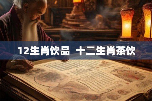 12生肖饮品  十二生肖茶饮