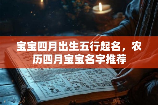 宝宝四月出生五行起名，农历四月宝宝名字推荐
