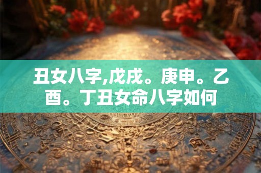 丑女八字,戊戌。庚申。乙酉。丁丑女命八字如何