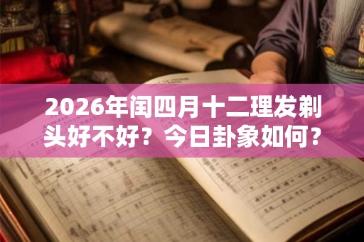 2026年闰四月十二理发剃头好不好？今日卦象如何？