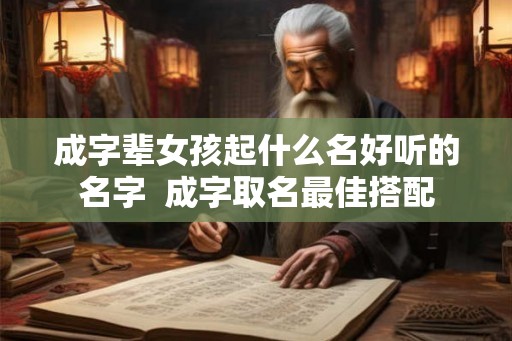 成字辈女孩起什么名好听的名字  成字取名最佳搭配